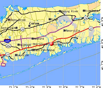 Shirley, New York (NY 11967) profile: population, maps, real estate ...