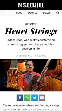 Handmade Guitars | Acoustic Guitars | Adam CHAN Guitars