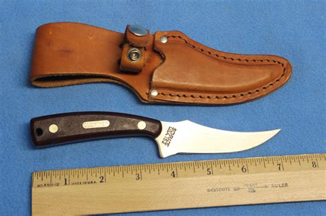 Vintage SCHRADE USA 152 Old Timer Hunting Knife w/ Leather Sheath for Sale - Fleetwoodmac.net