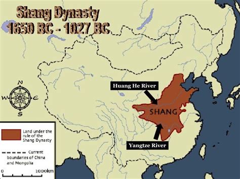 Shang Dynasty Map