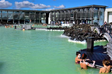 Silica Mud Masks at Blue Lagoon on Reykjanes Peninsula, Iceland ...