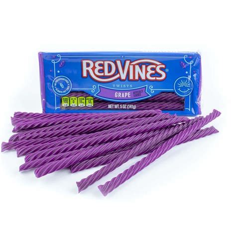 Red Vines Licorice Twists, Grape Flavor, 5oz Tray – American Licorice Company