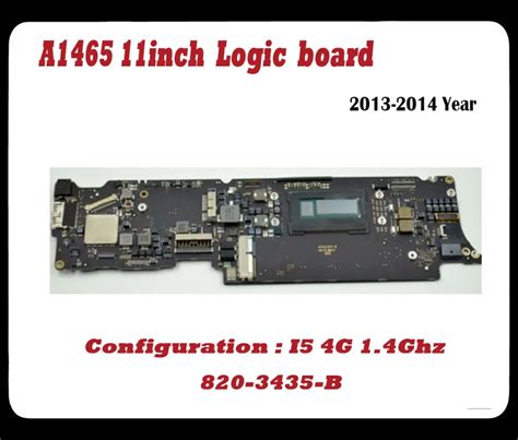 Laptop A1465 logic board for macbook Air A1465 motherboard 13inch I5 4G ...