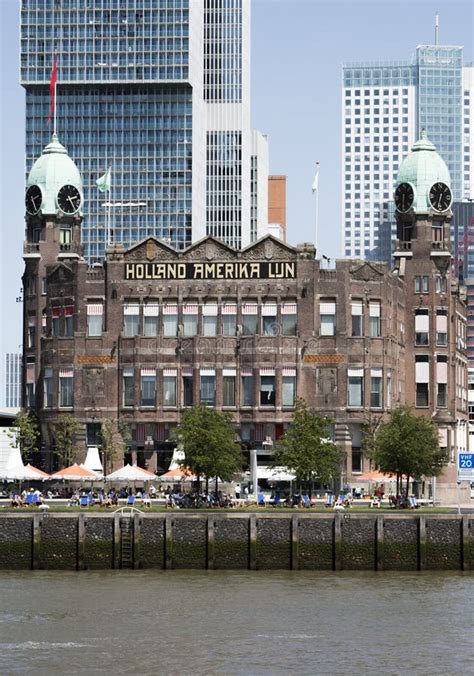 Hotel New York in Rotterdam Editorial Stock Image - Image of leisure ...