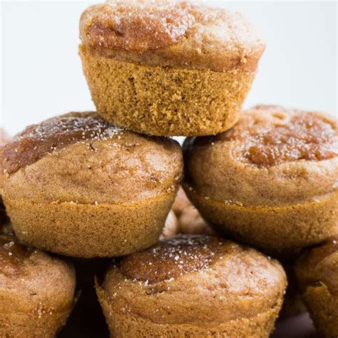 Sugar Free Apple Muffins - Healthy Mini Muffins Recipe