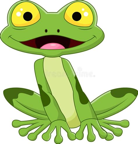 Cartoon Smile Frog Stock Vector - Image: 53892743