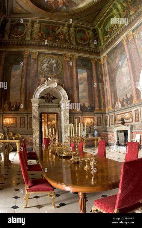 England Oxfordshire Woodstock Blenheim Palace interior Saloon showing Stock Photo: 4242855 - Alamy