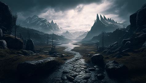 Skyrim Landscape by blxdreina on DeviantArt