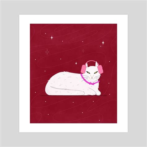 Karma Is A Cat, an art print by Randa Machnok - INPRNT