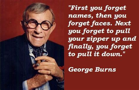 Comedian George Burns | George burns, Burned quotes, Love life quotes