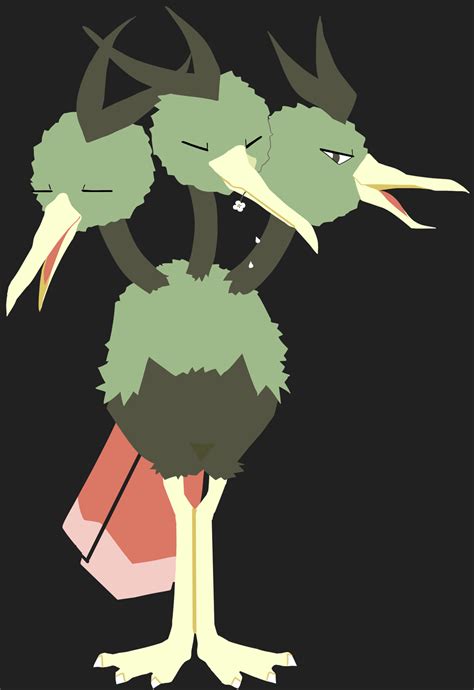 shiny dodrio by florissant on DeviantArt