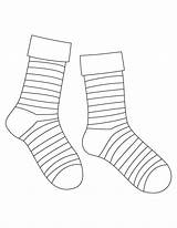 Silly Socks Page Coloring Pages sketch template