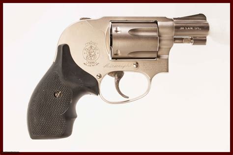 SMITH & WESSON 38-2 AIRWEIGHT .38 SPL USED GUN INV 215699