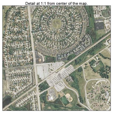 Aerial Photography Map of Tinley Park, IL Illinois