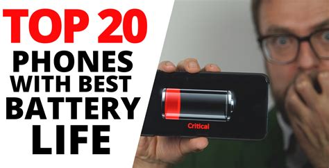 Top 20 best phones - battery life - SmartphonesRevealed.com