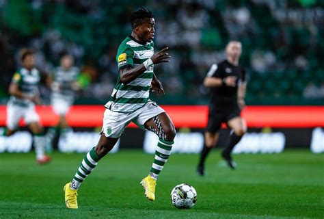 Ghanaian forward Abdul Fatawu Issahaku scores first goal for Sporting ...