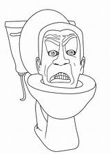 Toilet Coloring Pages sketch template