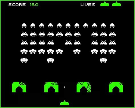 Space Invaders screen, great image for profile/cover | Space invaders, Space invaders game ...