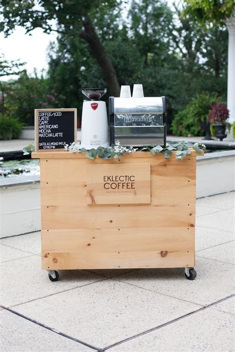 Coffee bar for any event! | Mobile coffee shop, Coffee stands, Coffee carts