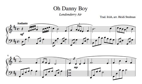 Oh Danny Boy – Harp Column Music