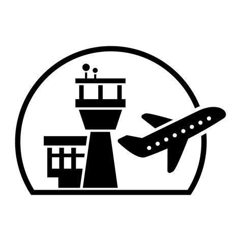 Airport Vector Icon 550578 Vector Art at Vecteezy