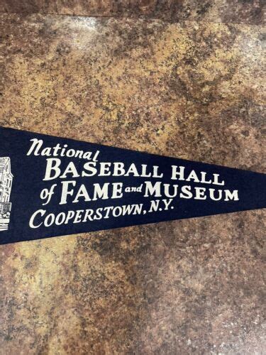 NATIONAL BASEBALL HALL OF FAME & MUSEUM Full Size Pennant Cooperstown ...