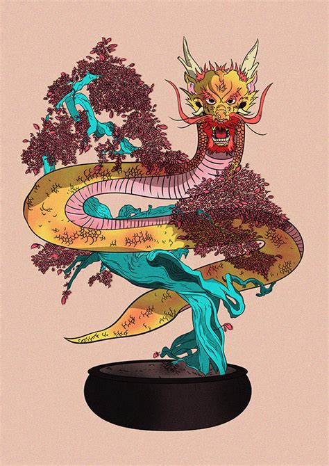 Dragon x Bonsai on Behance