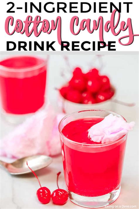 Kid Friendly Cotton Candy Drink Recipe - Cotton Candy Punch