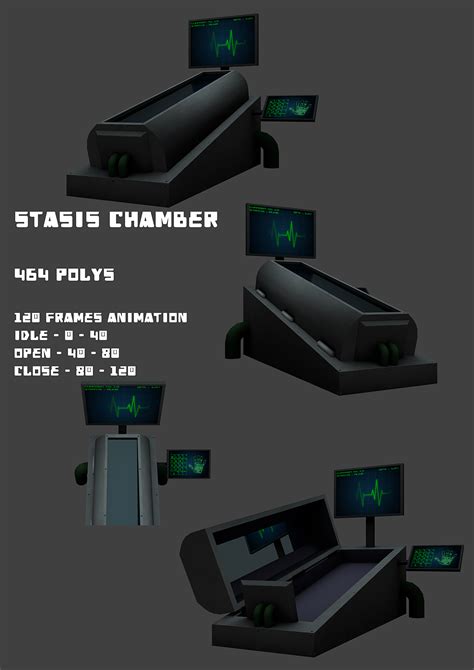 Sci Fi Stasis Chamber - CG Cookie