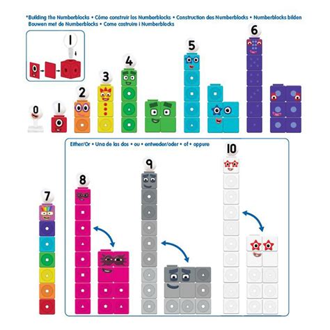 MathLink® Cubes Numberblocks 1-10 Activity Set - House of Science