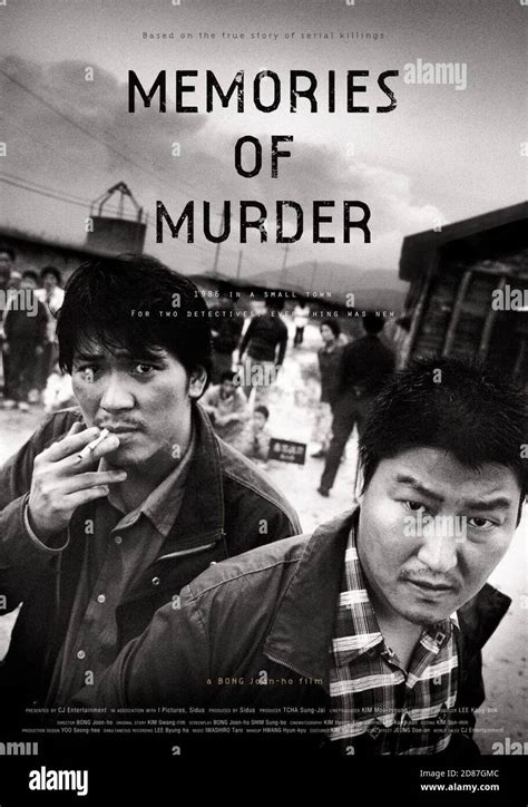 MEMORIES OF MURDER, (aka SALINUI CHUEOK), poster, from left: KIM Sang-kyung, SONG Kang-ho, 2003 ...