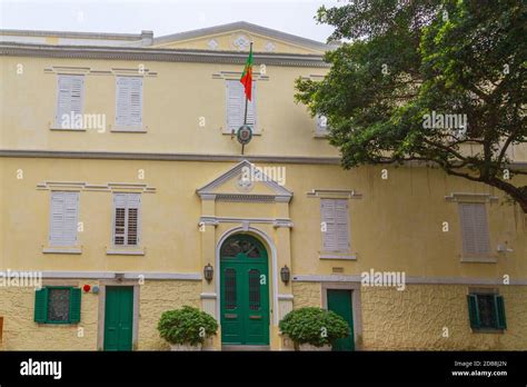 Portuguese Consulate in Macau China Stock Photo - Alamy