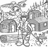 Hiccup From How To Train Your Dragon coloring Pages For Kids Printable  sketch template