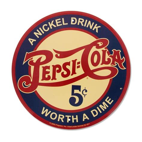 Pepsi Cola 5 Cents Advertising Mirror Sign | Logotipo de pepsi, Anuncios antiguos, Anuncios vintage