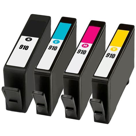 Reviews for Replacement HP 910 Ink Cartridges Combo Pack of 4: 1 Black ...