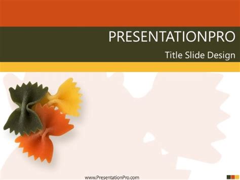 Pasta PowerPoint template - PresentationPro