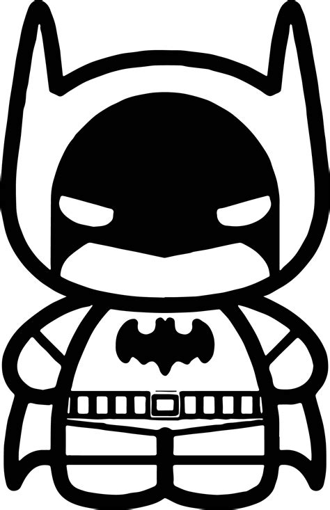 nice Chibi Cute Batman Coloring Page | Batman coloring pages, Chibi coloring pages, Cute batman