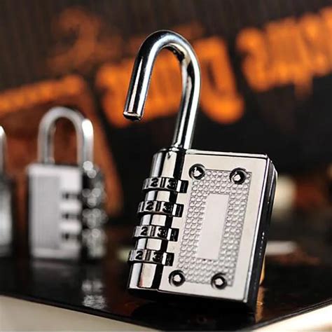 Aliexpress.com : Buy 3/4Digit Dial Combination Code Number Lock Padlock for Luggage Backpack ...