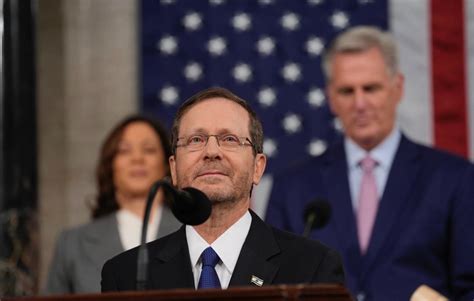 Israeli President Isaac Herzog speech to joint session of U.S. Congress ...