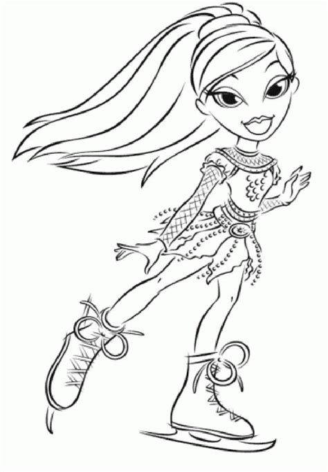 Free Printable Bratz Coloring Pages For Kids