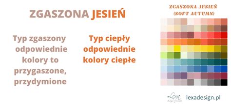 Zgaszona jesień (soft autumn) - analiza kolorystyczna | Lexa Design