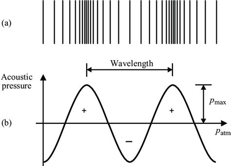 1 Representation of a sound wave: (a) compressions and rarefactions of... | Download Scientific ...