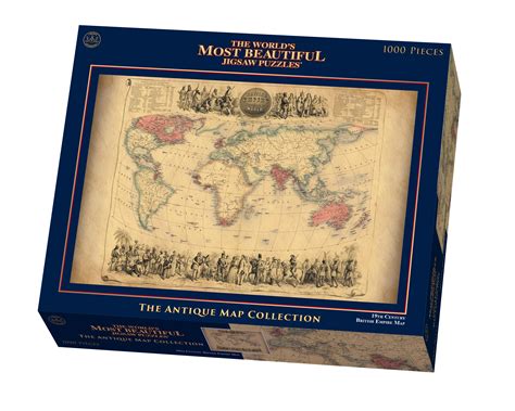 The World's Most Beautiful 19th Century British Empire Map Jigsaw Puzzle - Goliath #1 :Goliath #1