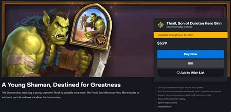 shop-thrall-son-of-durotan-battlenet - Hearthstone Top Decks