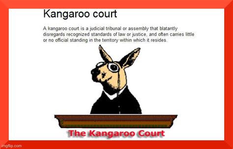 Kangaroo court - Imgflip