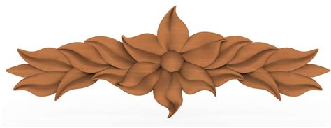 Decorative 3d wood carving free stl files for cnc router - Free Vector