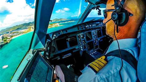 VIDEO Cockpit view of extreme landing at St Maarten