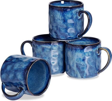 Amazon.com: KYBSCZ Ceramic Coffee Mugs - 10 Ounces Ceramic Mugs - Tea Cups with Handle - Funny ...