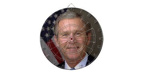 George W. Bush Dart Board | Zazzle