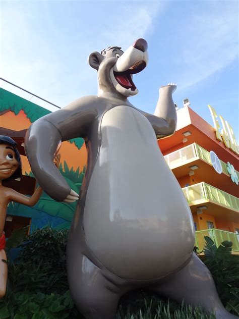 Baloo Statue at Disney's Pop Century Resort - Walt Disney … | Flickr